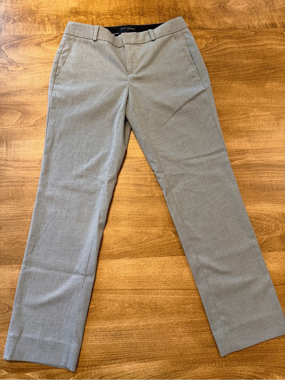 Women’s Gray Dress Pants - Classic Straight Fit